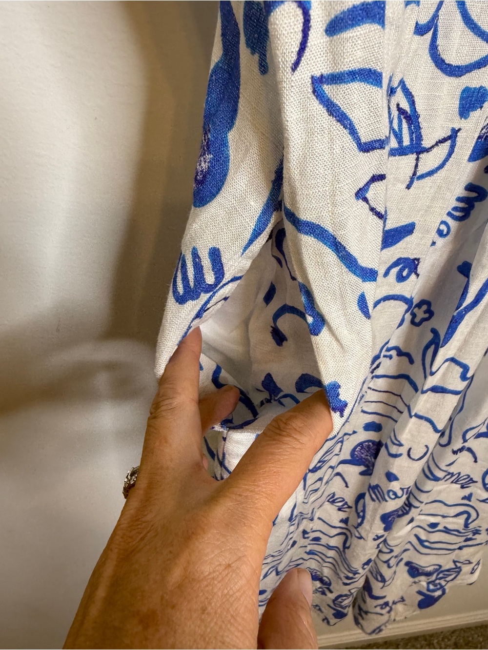 Crosby by Mollie Burch Fish Midi Dress S - Picture 5 of 5